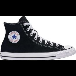 Black hightop converse
